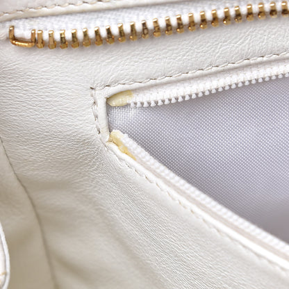Chanel Caviar Quilted Shoulder Bag White 14 of 14