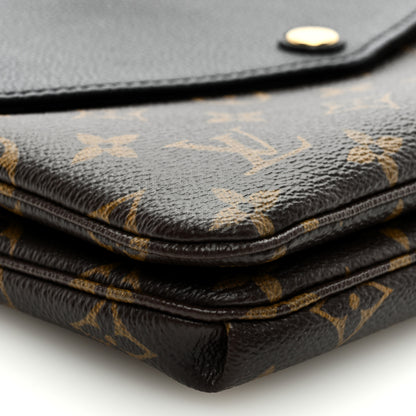 Louis Vuitton Monogram Twice Pochette Black 8 of 9
