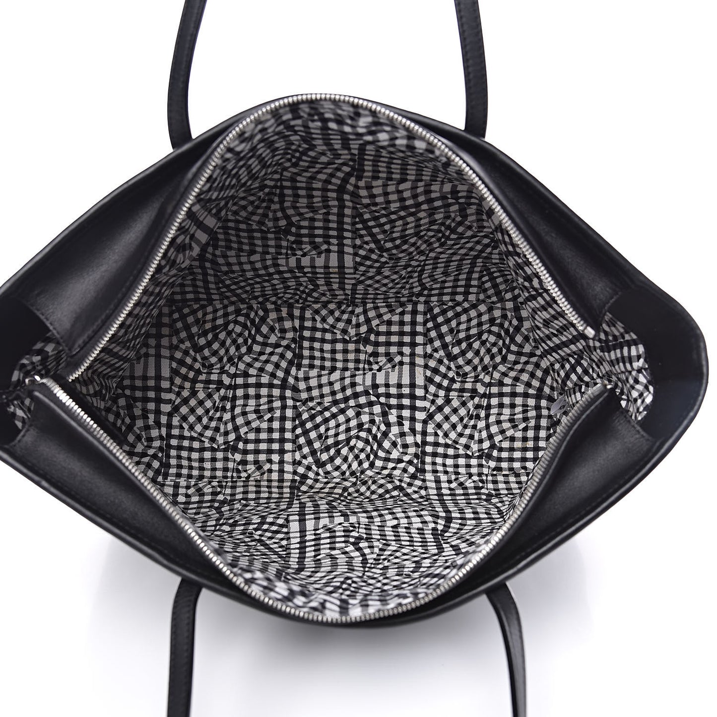 Visetos Medium Anya Zip Top Shopper Tote Black
