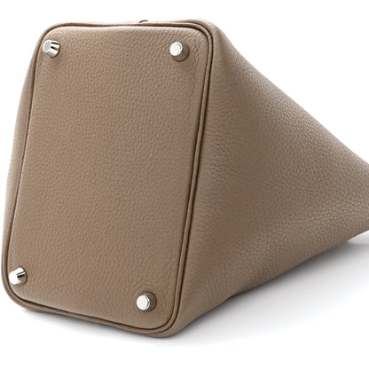 Hermes Taurillon Clemence Picotin Lock 18 PM Etoupe 10 of 10