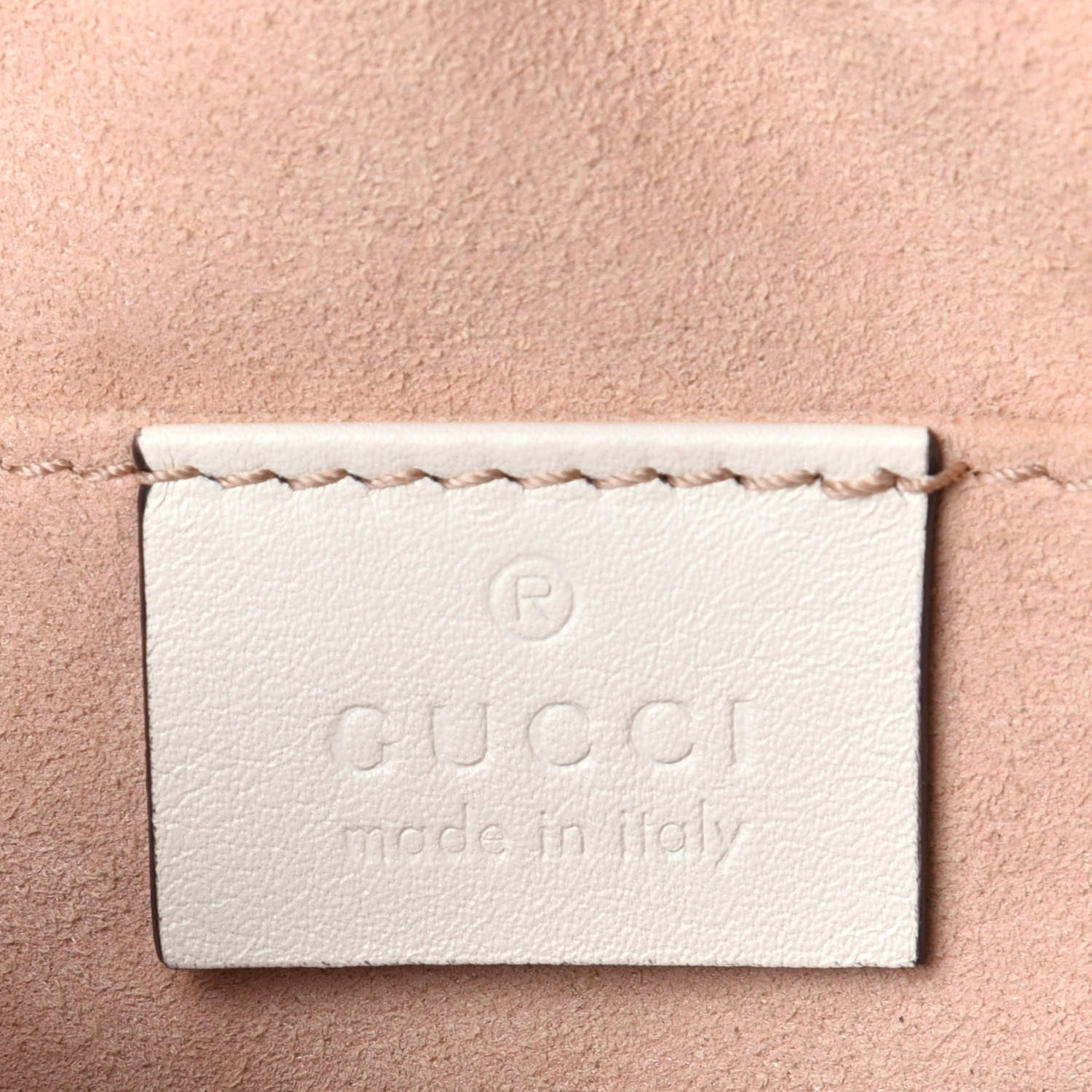 Gucci Calfskin Matelasse Mini GG Marmont Chain Shoulder Bag White 5 of 9
