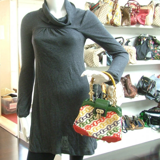 Velvet Chains Mini Linda Purse