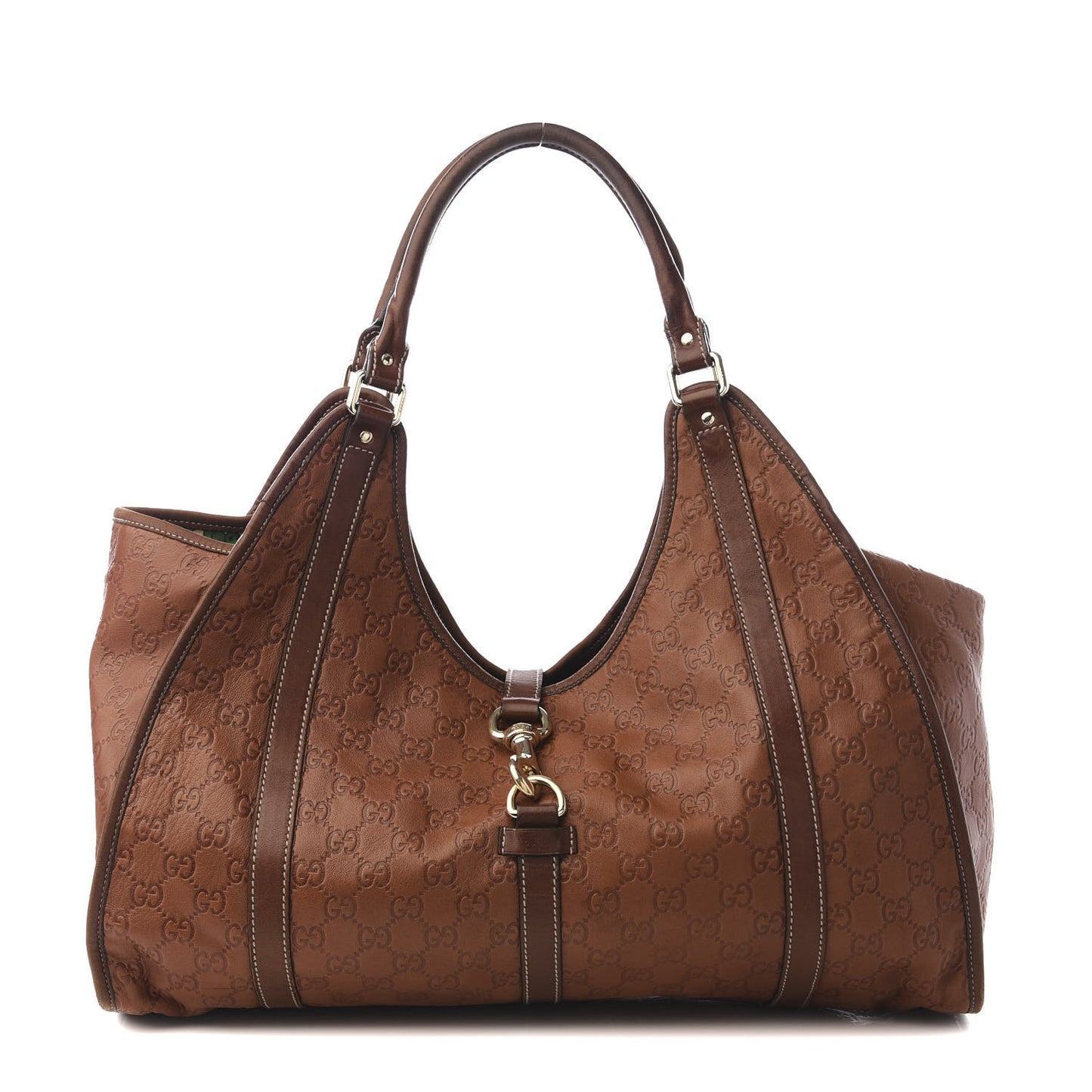 Guccissima Large Joy Shoulder Bag Brown