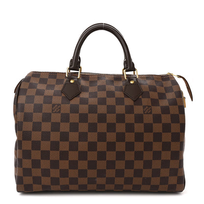 Louis Vuitton Damier Ebene Speedy 30 1 of 12