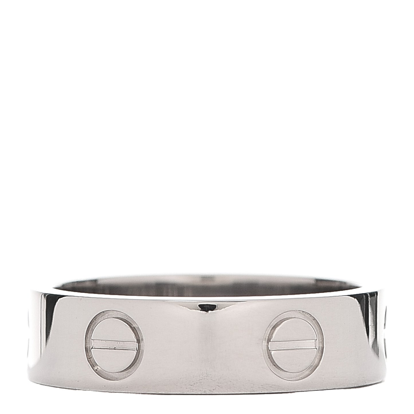 18K White Gold 5.5mm LOVE Ring 56 7.5