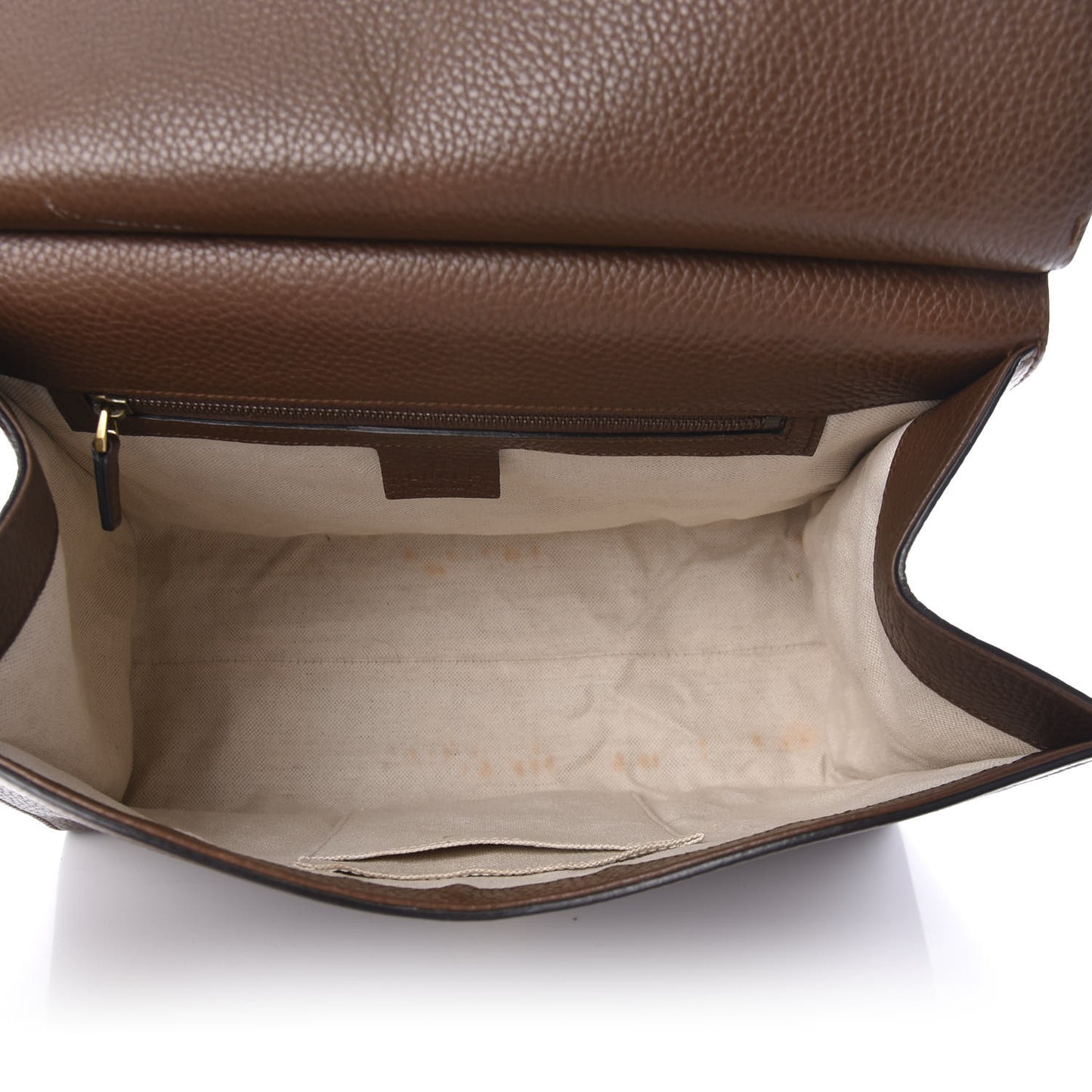 Calfskin Small GG Marmont Top Handle Bag Brown