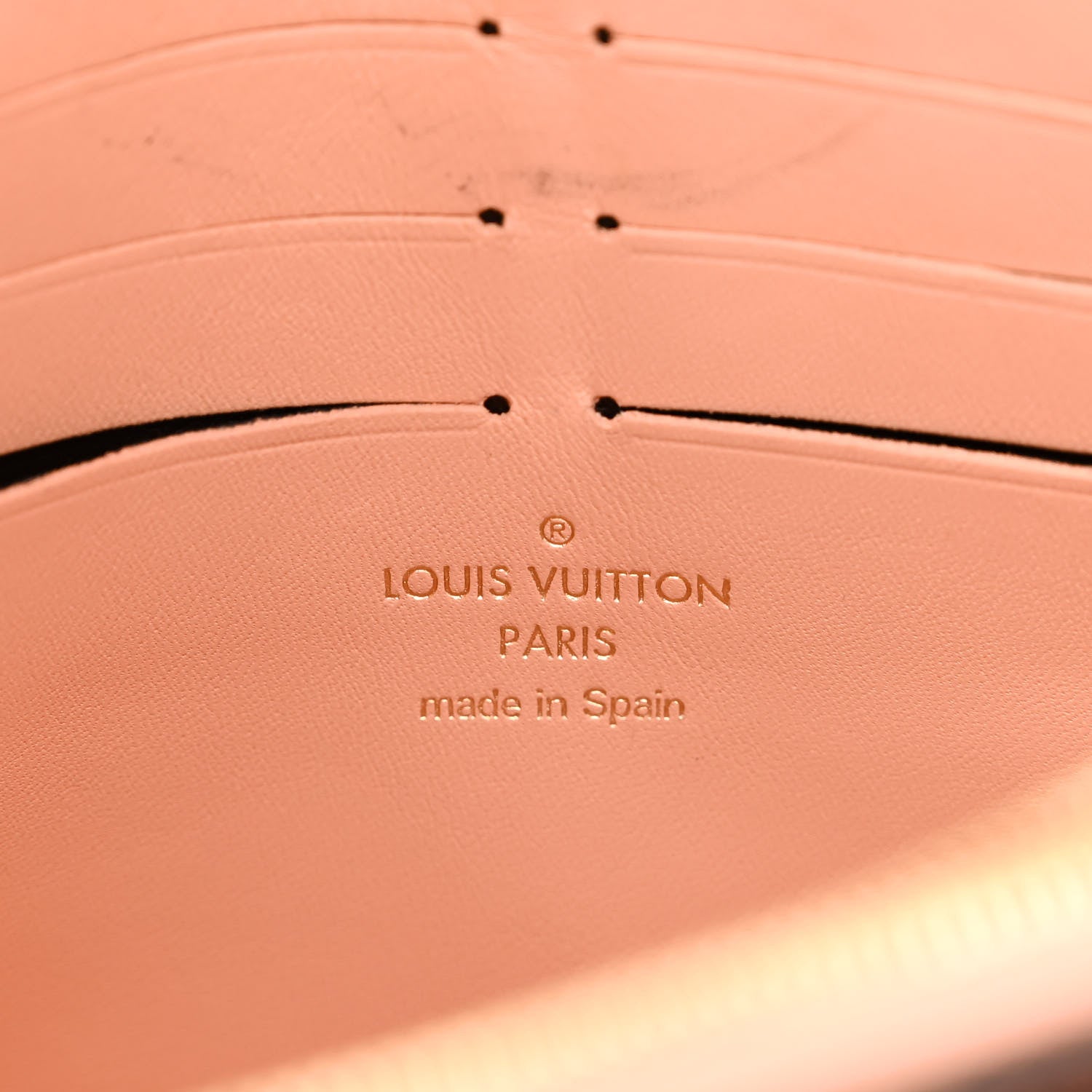 Louis Vuitton Damier Ebene Vavin Chain Wallet Creme 6 of 11