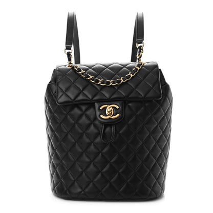 Chanel Lambskin Quilted Small Urban Spirit Backpack Black 1 of 10