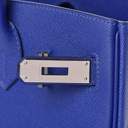 Hermes Epsom Birkin 30 Bleu Electrique 16 of 33