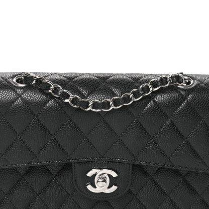 Chanel Caviar Quilted Small Double Flap Black 8 of 10