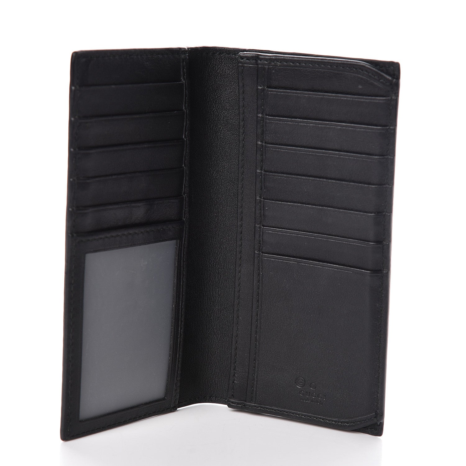 Gucci Microguccissima Bi-Fold Organizer Wallet Black 5 of 7