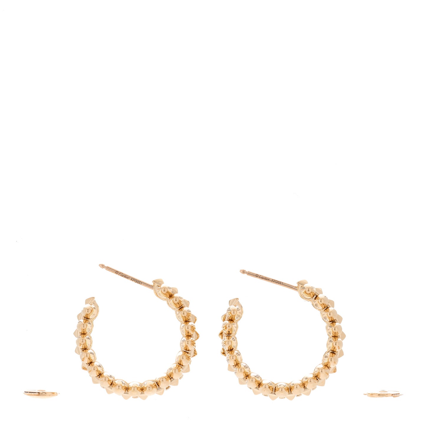 18K Pink Gold Small Clash de Cartier Earrings