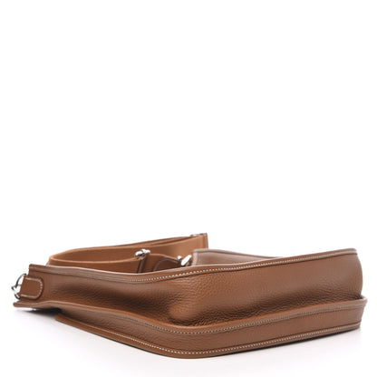 Hermes Taurillon Clemence Evelyne III PM Gold 4 of 11