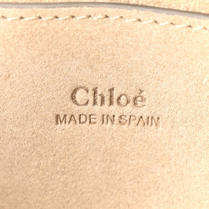 Chloe Suede Calfskin Small Faye Shoulder Bag Motty Grey 6 of 10