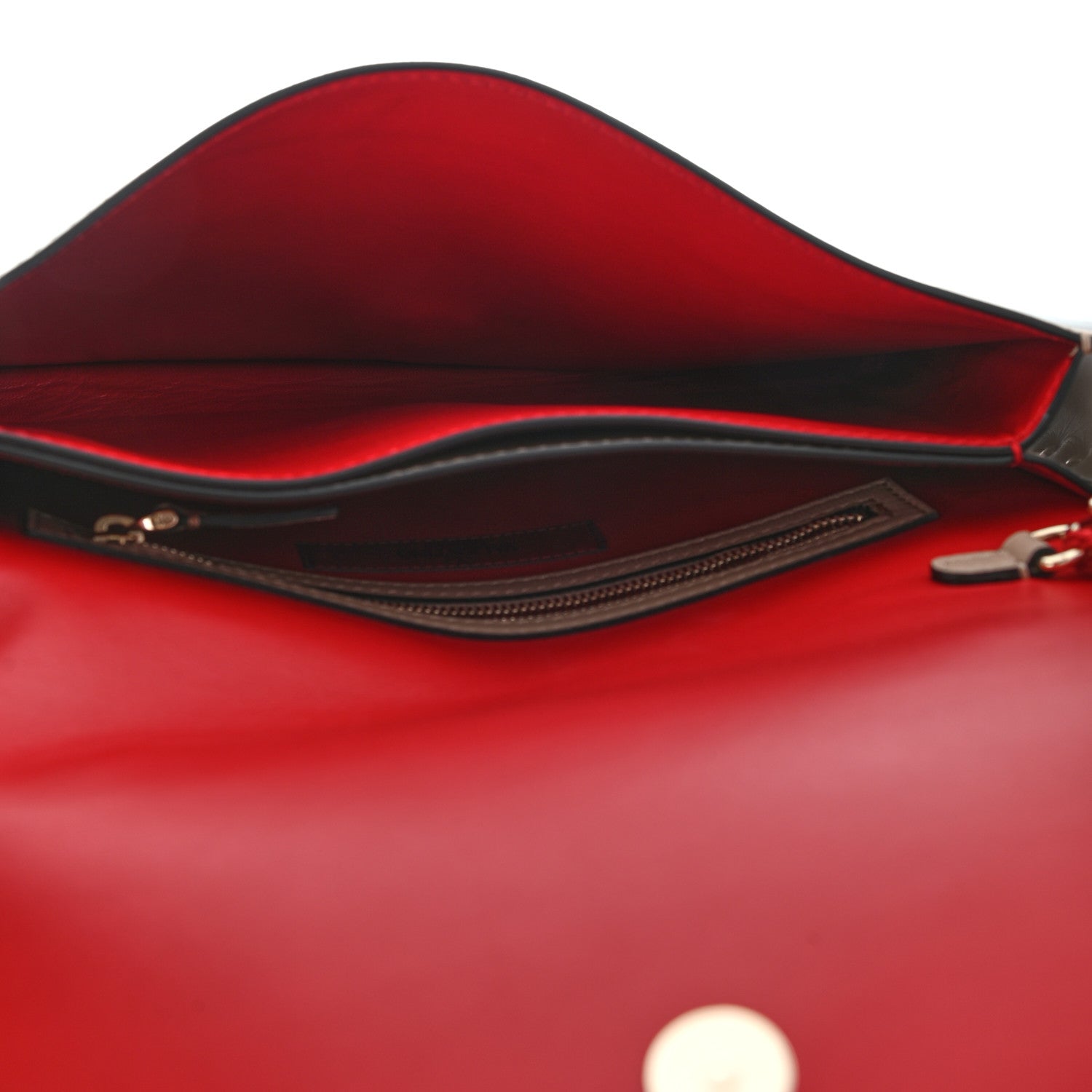 Valentino Garavani Nappa Rockstud Wristlet Clutch Poudre 5 of 6