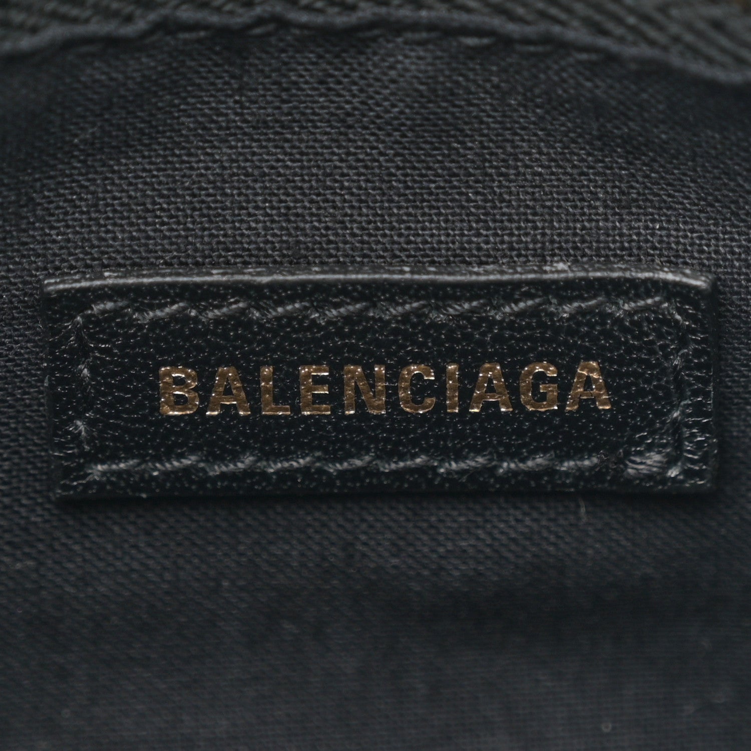 Balenciaga Shiny Supple Calfskin Crocodile Embossed Gold Metallic Edge Hardware Mini City Bleu Marine 7 of 11