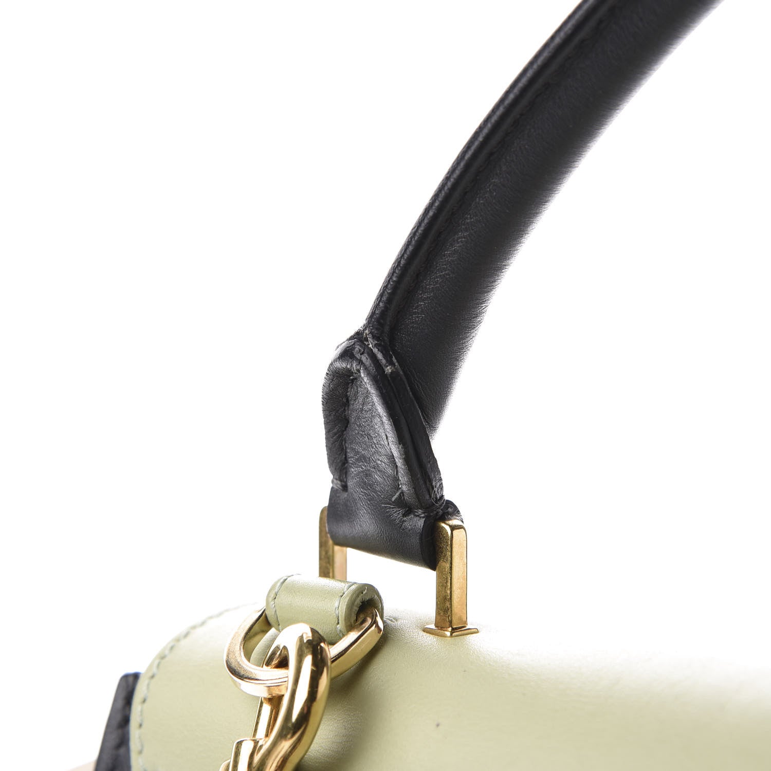 Celine Smooth Calfskin Medium Tri-Color Trapeze Pistachio 12 of 14