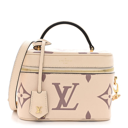 Louis Vuitton Empreinte Monogram Giant Vanity PM Creme Bois de Rose 1 of 12