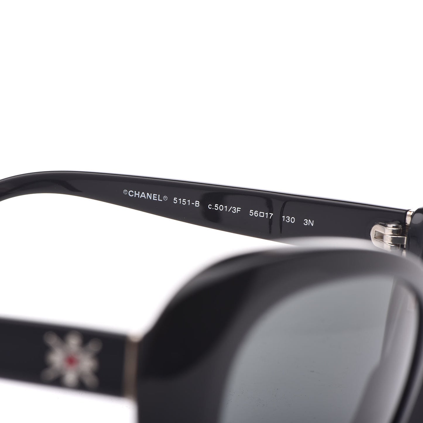 Crystal CC Sunglasses 5151-B Black