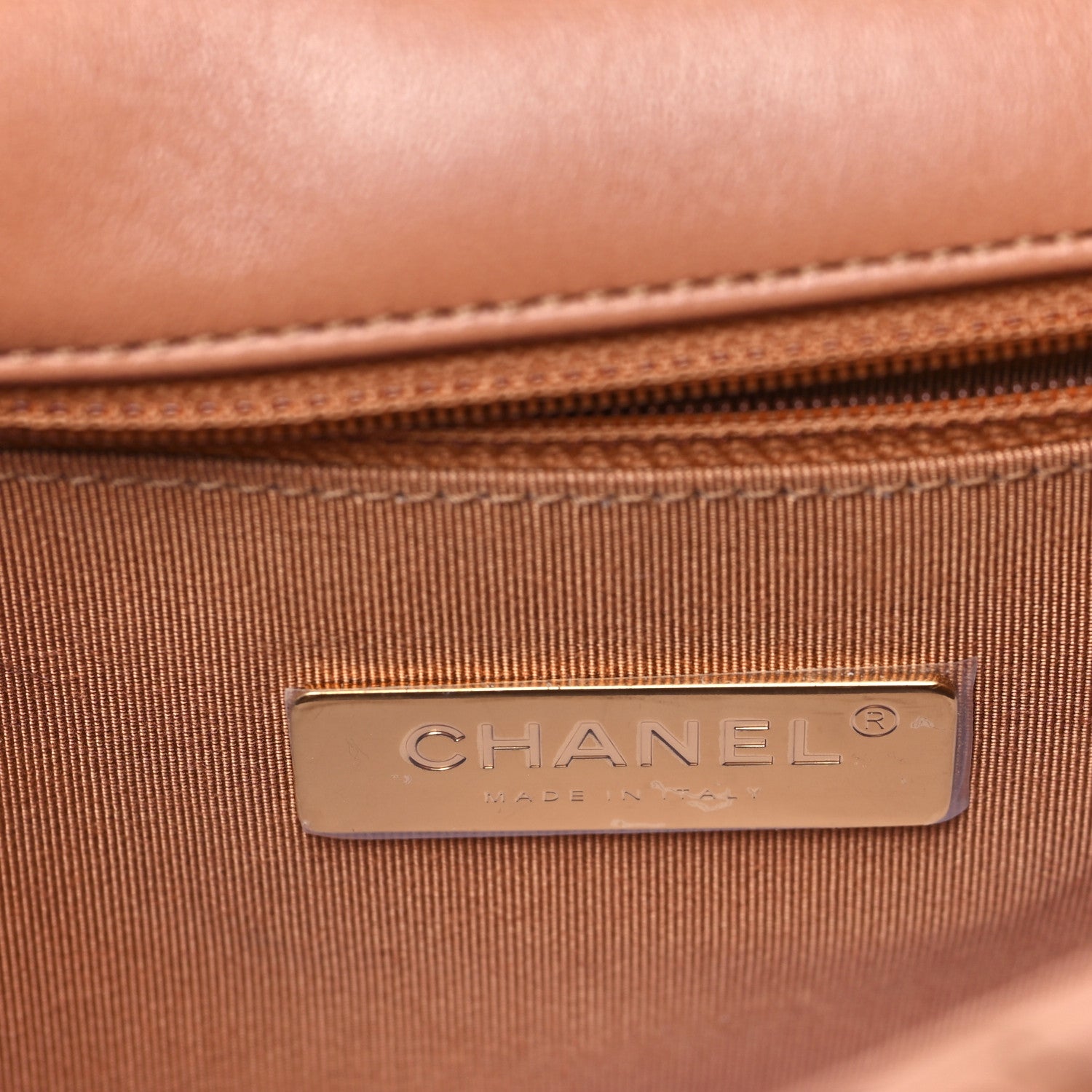 Chanel Lambskin Quilted Medium Chanel 19 Flap Brown 6 of 9