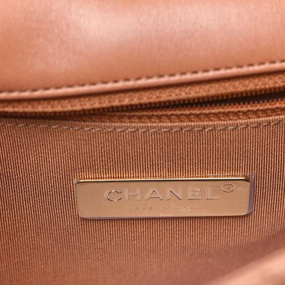 Chanel Lambskin Quilted Medium Chanel 19 Flap Brown 6 of 9