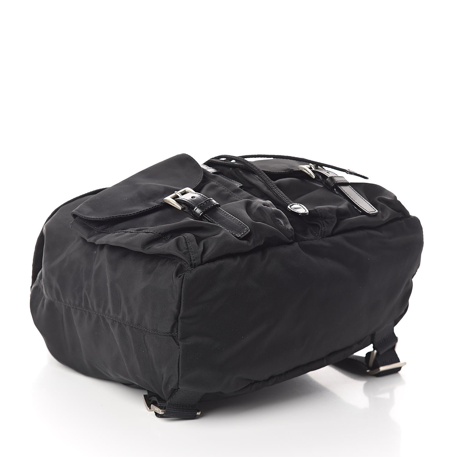 Prada Nylon Vela Medium Backpack Black 4 of 9