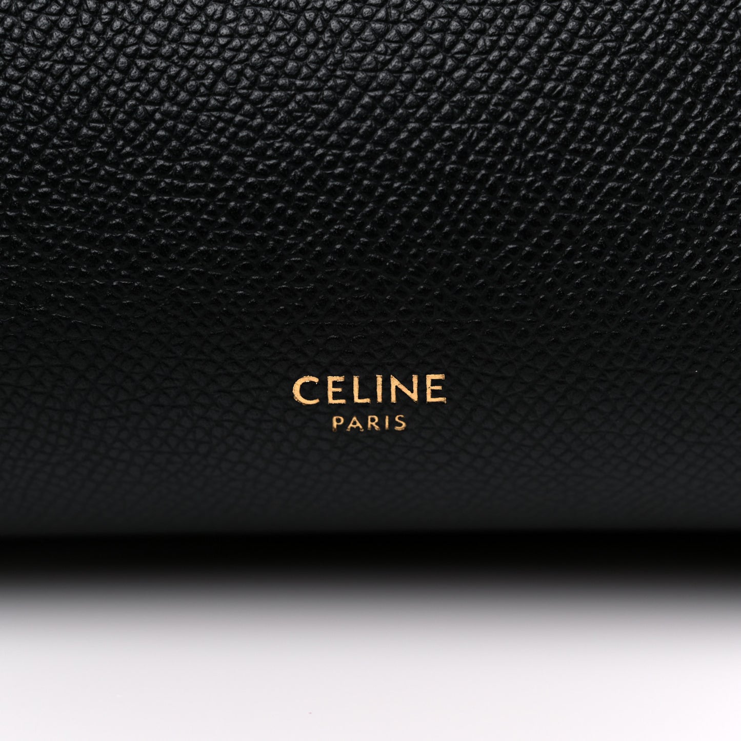Grained Calfskin Mini Belt Bag Black