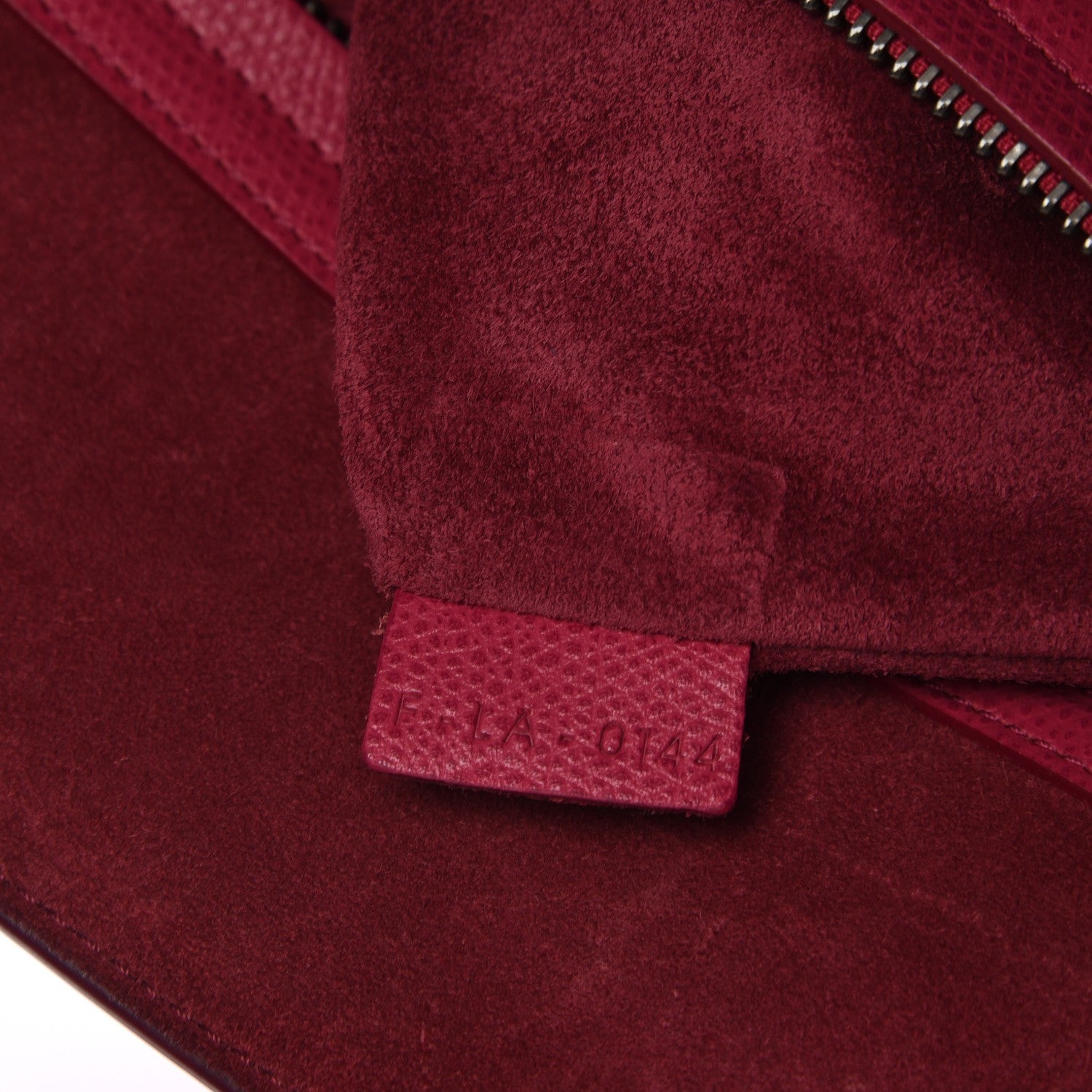 Celine Grained Calfskin Medium Phantom Luggage Fuchsia 8 of 8