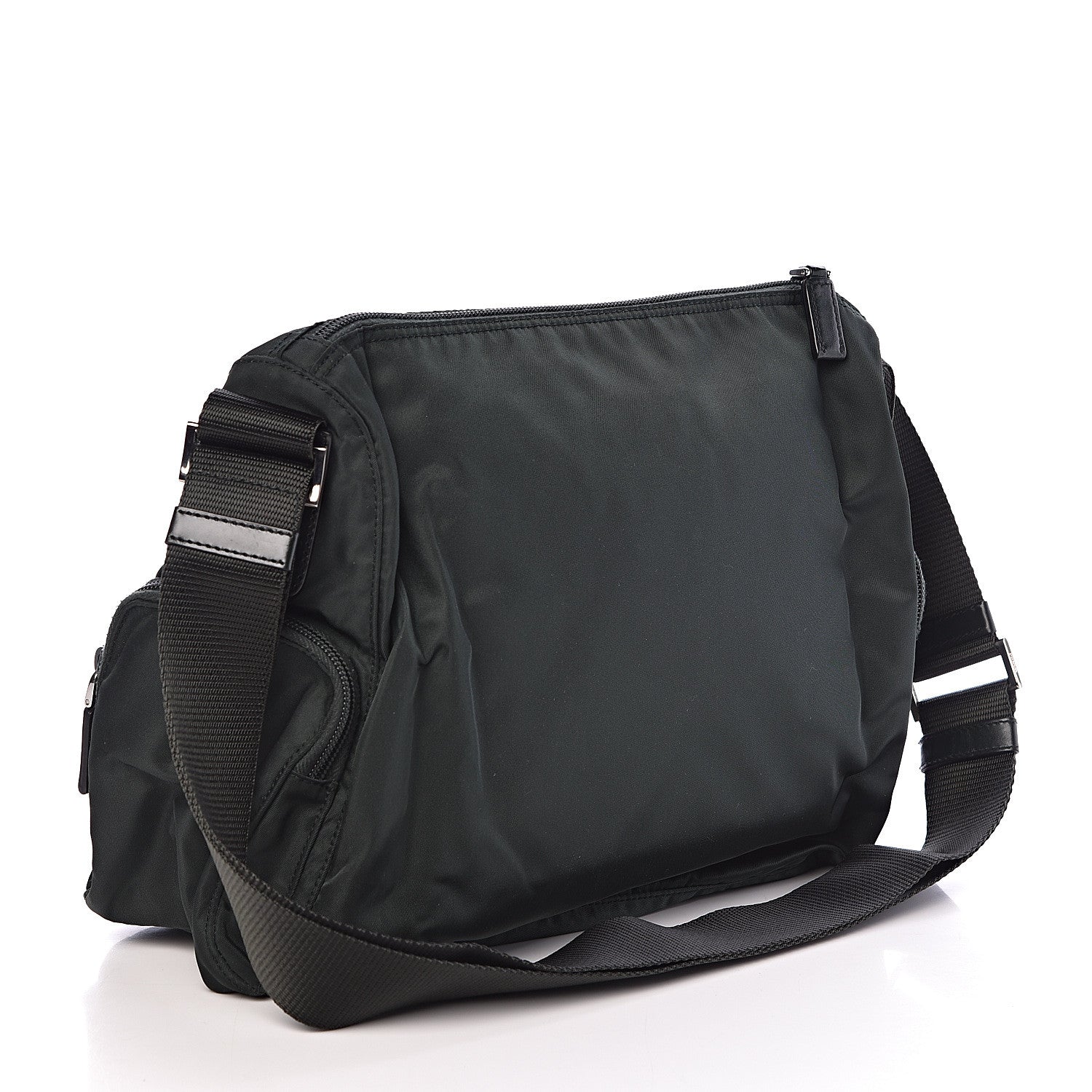 Prada Nylon Vela Messenger Bag Bosco 3 of 9