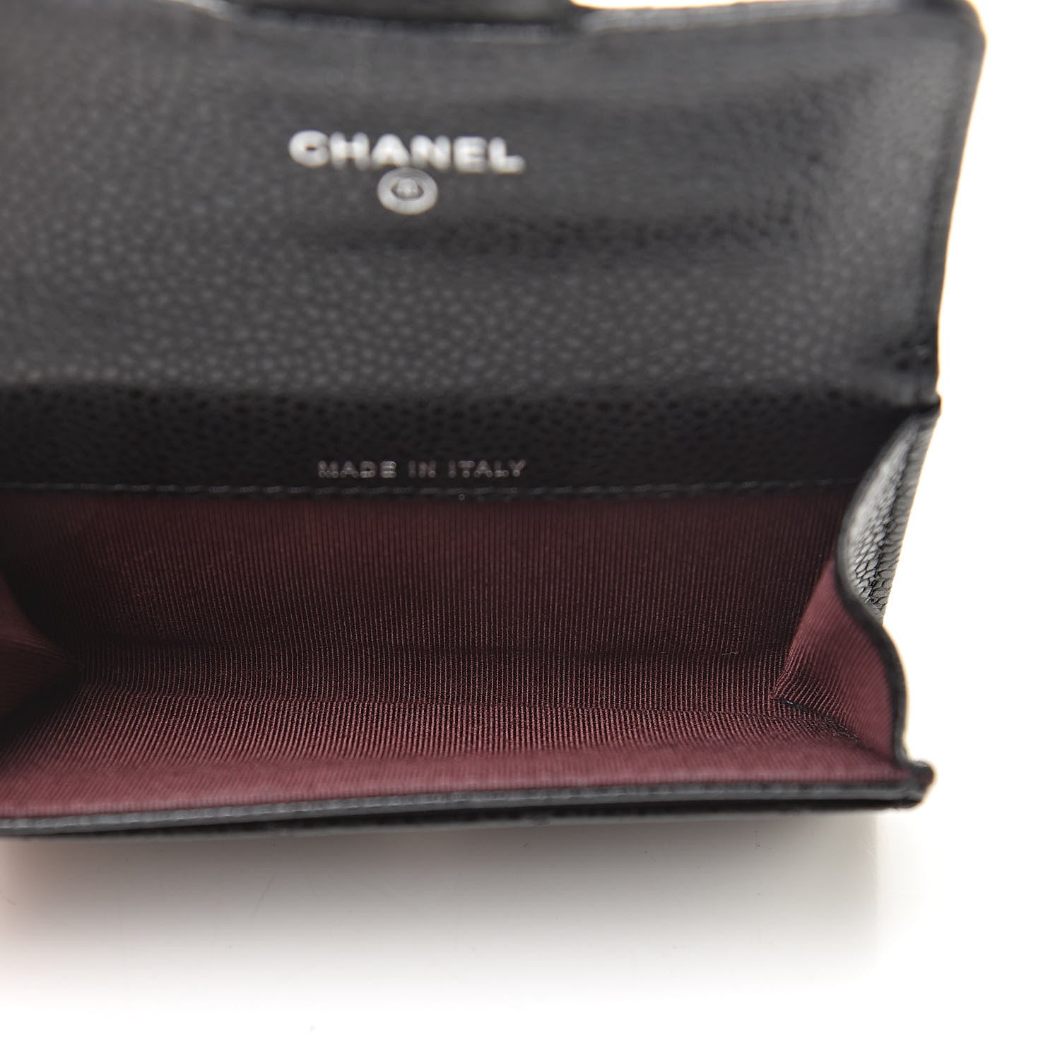 Chanel Caviar Quilted Flap Card Holder Black 5 of 9