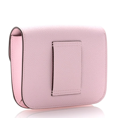 Hermes Epsom Constance Slim Wallet Mauve Sylvestre 4 of 10