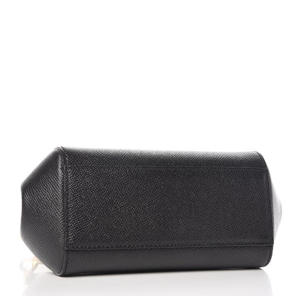 Dolce & Gabbana Dauphine Mini Miss Sicily Satchel Black 5 of 9