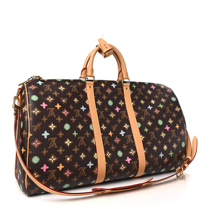 Louis Vuitton Monogram Craggy Keepall Bandouliere 50 Chocolate 2 of 8