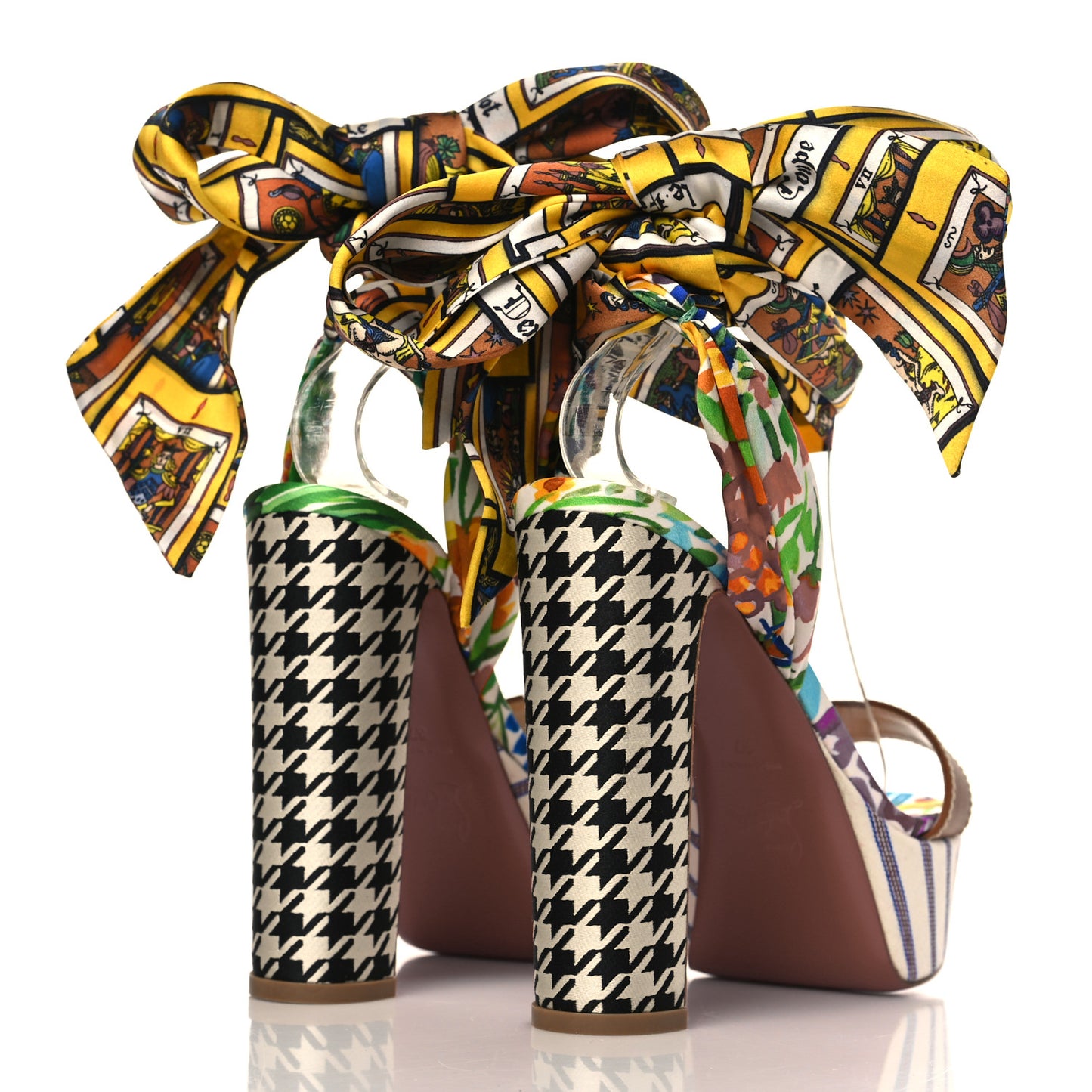 Crepe Satin Du Desert 130 Platform Sandal 37 Version Multicolor