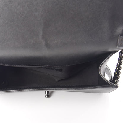 Chanel Caviar Quilted Medium Boy Flap So Black 7 of 9