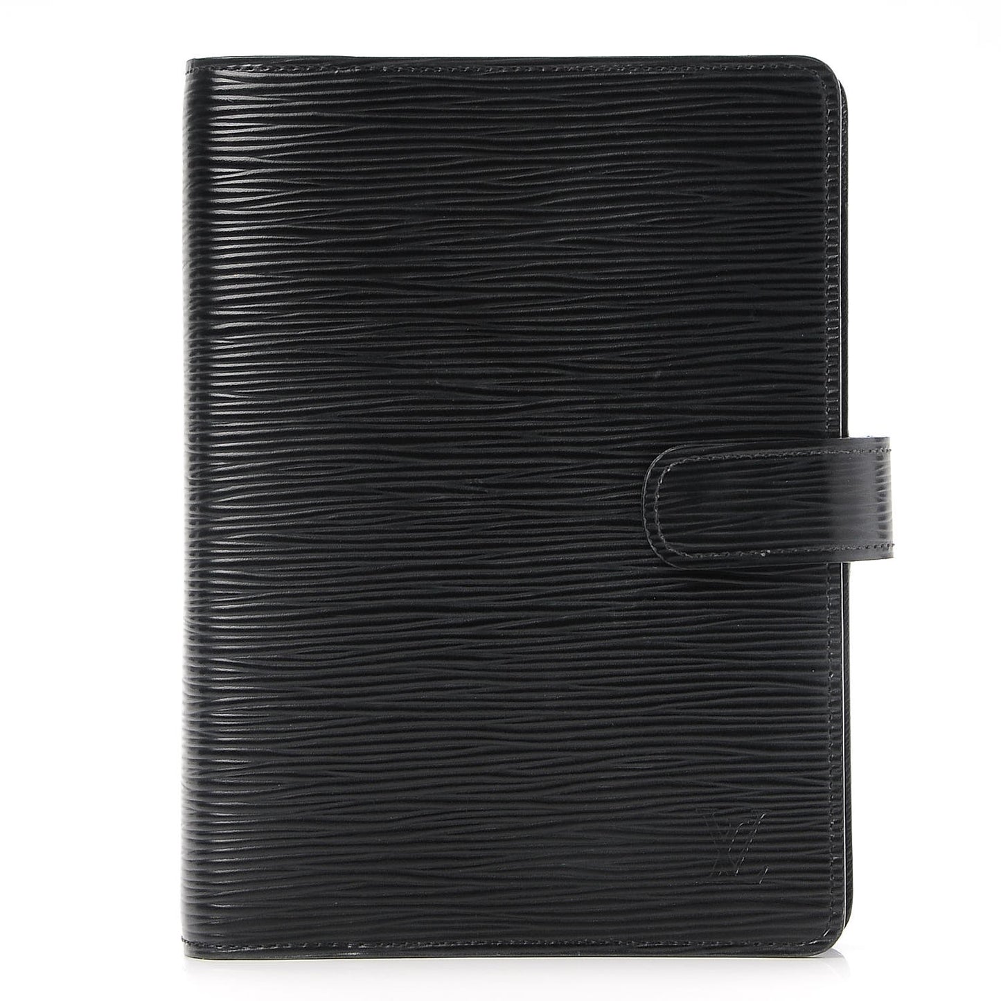 Epi Medium Ring Agenda Cover Black