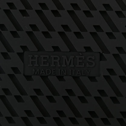 Hermes Calfskin Mens Chypre Sandals 45 Naturel Safari Black 6 of 15