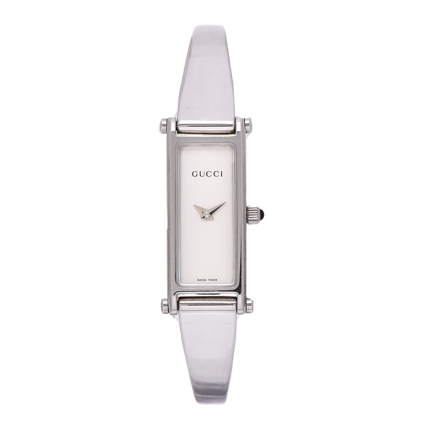 Gucci Stainless Steel 12mm 1500L Horsebit Quartz Watch 1 of 6
