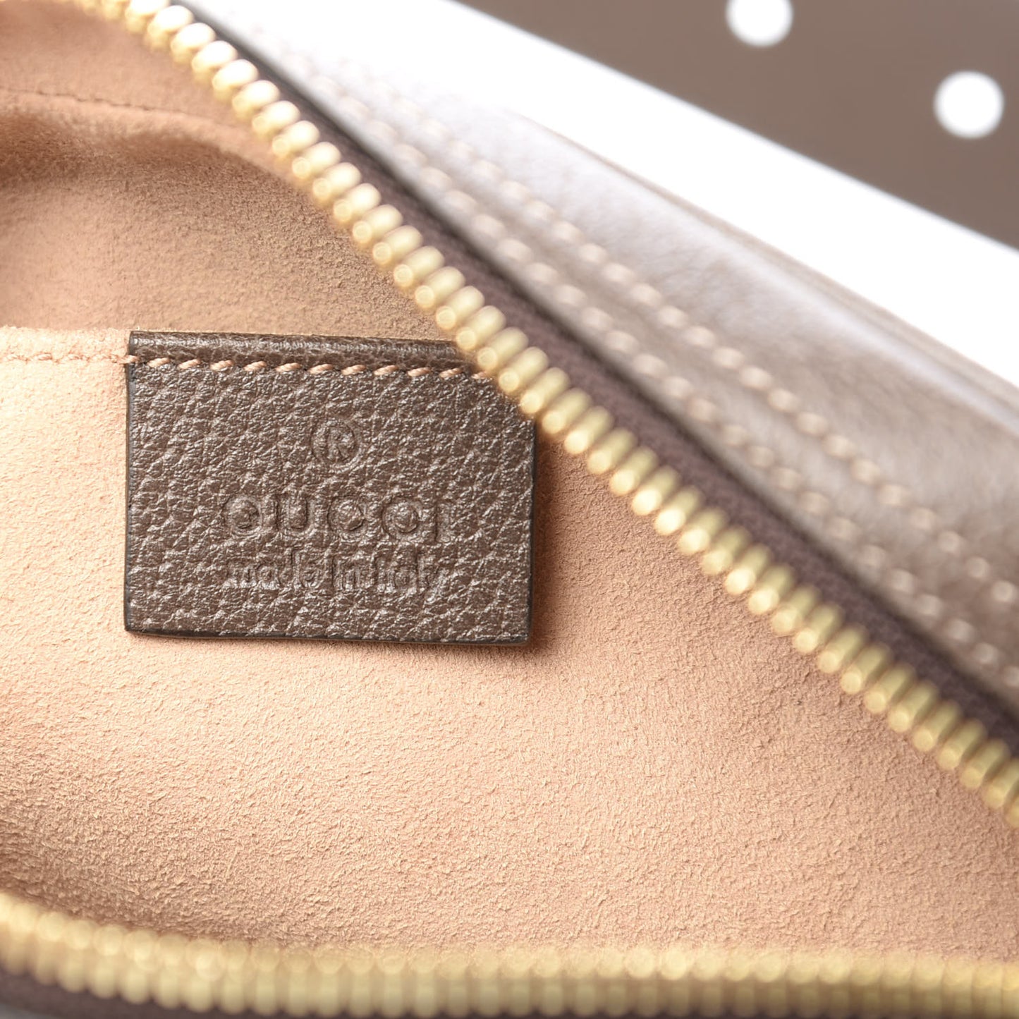 GG Supreme Monogram Web Small Ophidia Belt Bag 75 30 Dark Brown