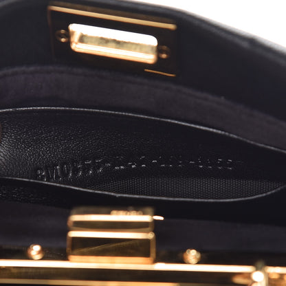 Fendi Nappa Micro Peekaboo Iconic Satchel Black 8 of 8