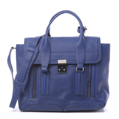 3.1 Phillip Lim 3.1 Medium Pashli Satchel Cobalt Blue 1 of 10
