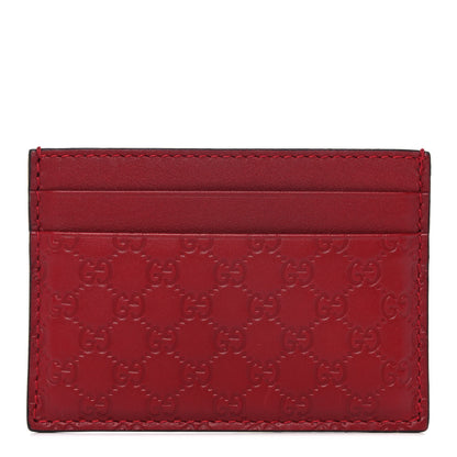 Gucci Microguccissima Card Holder Red 1 of 7