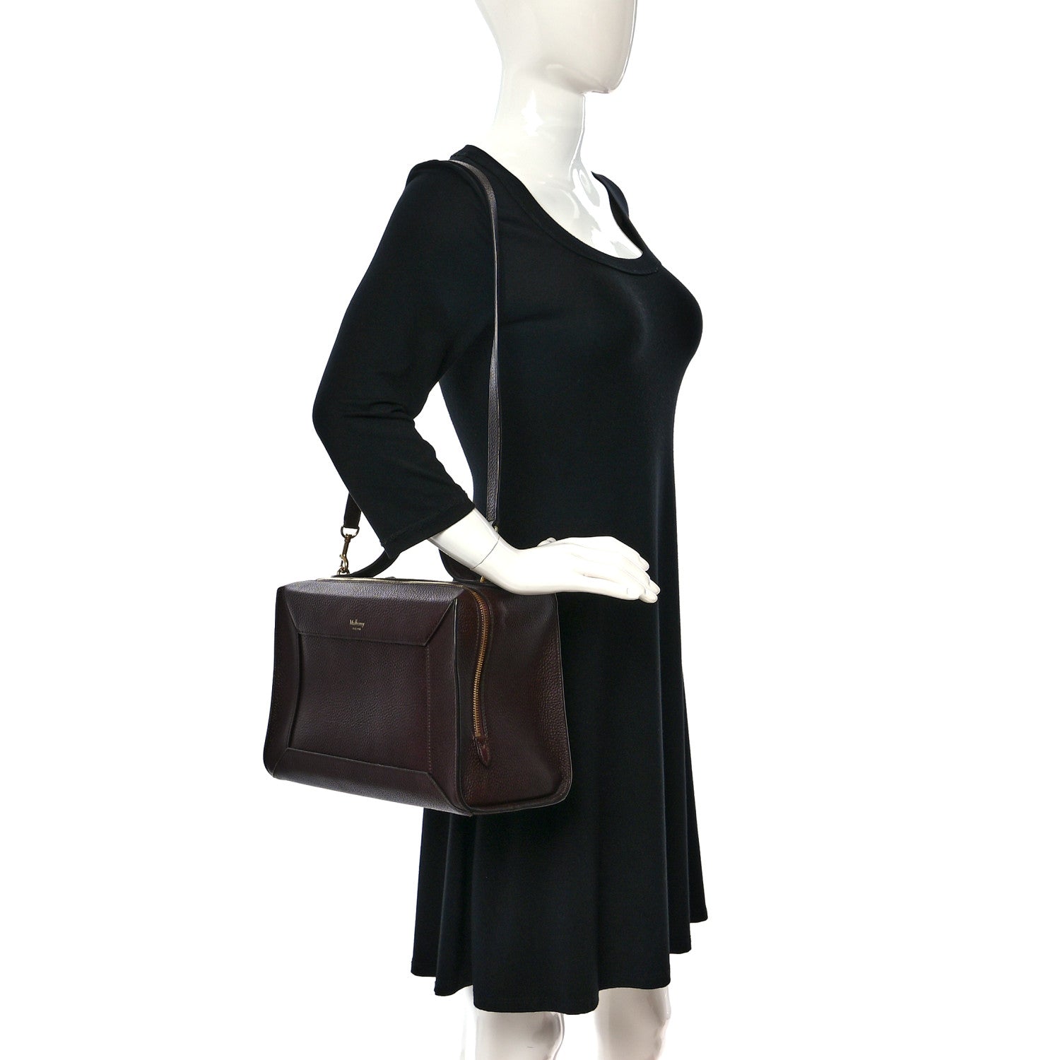 Mulberry Small Classic Grain Calfskin Hopton Oxblood 2 of 9
