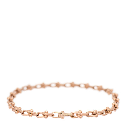 Tiffany 18K Rose Gold HardWear Micro Link Bracelet 2 of 4