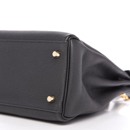 Hermes Togo Kelly Retourne 32 Black 8 of 10