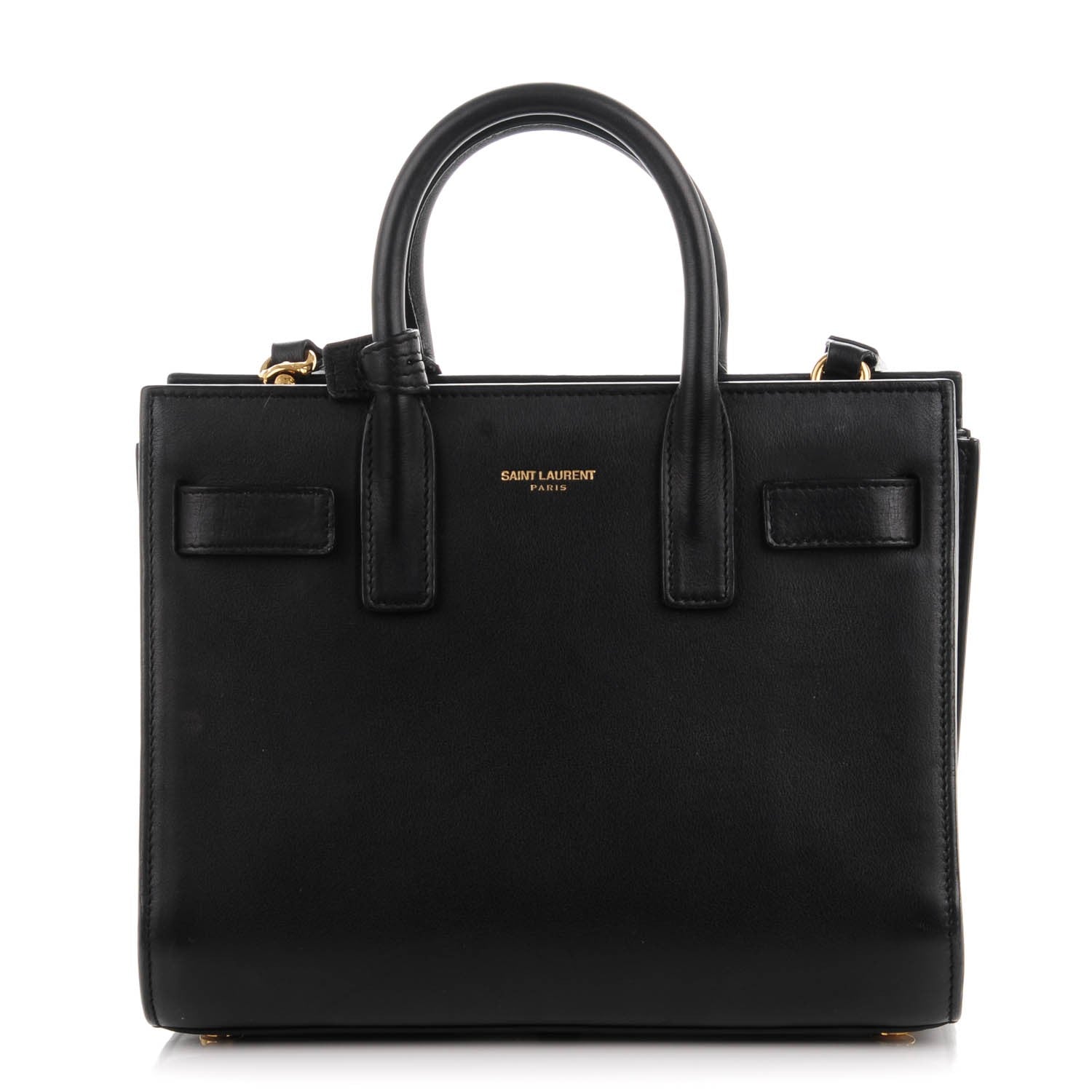 Saint Laurent Calfskin Nano Sac De Jour Black 1 of 8