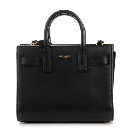 Saint Laurent Calfskin Nano Sac De Jour Black 1 of 8