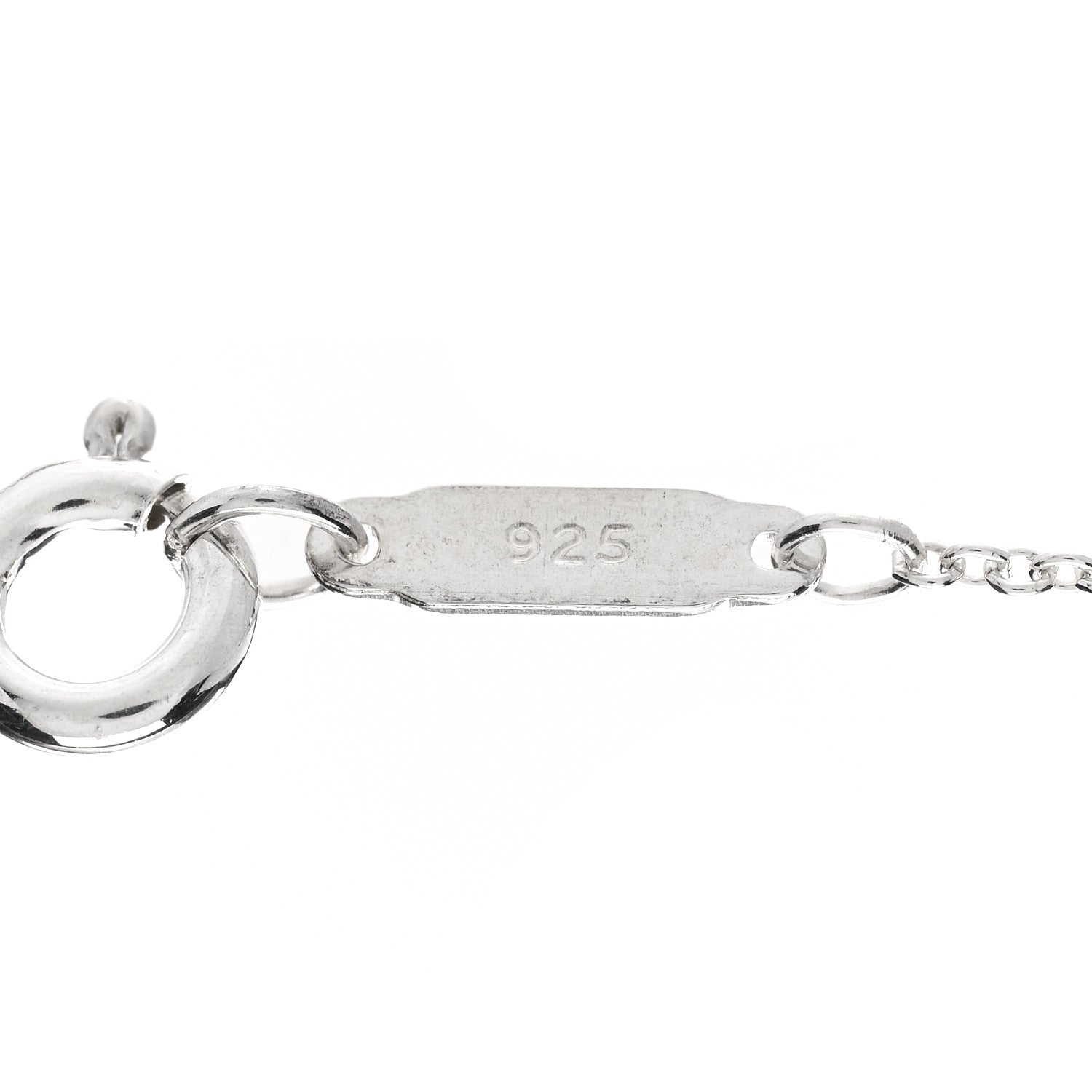Tiffany Sterling Silver Peace Pendant Necklace 5 of 6
