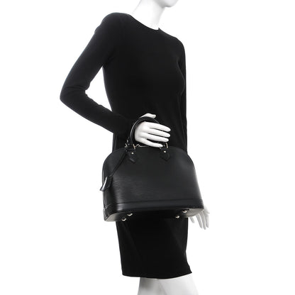 Louis Vuitton Epi Alma PM Black 3 of 8