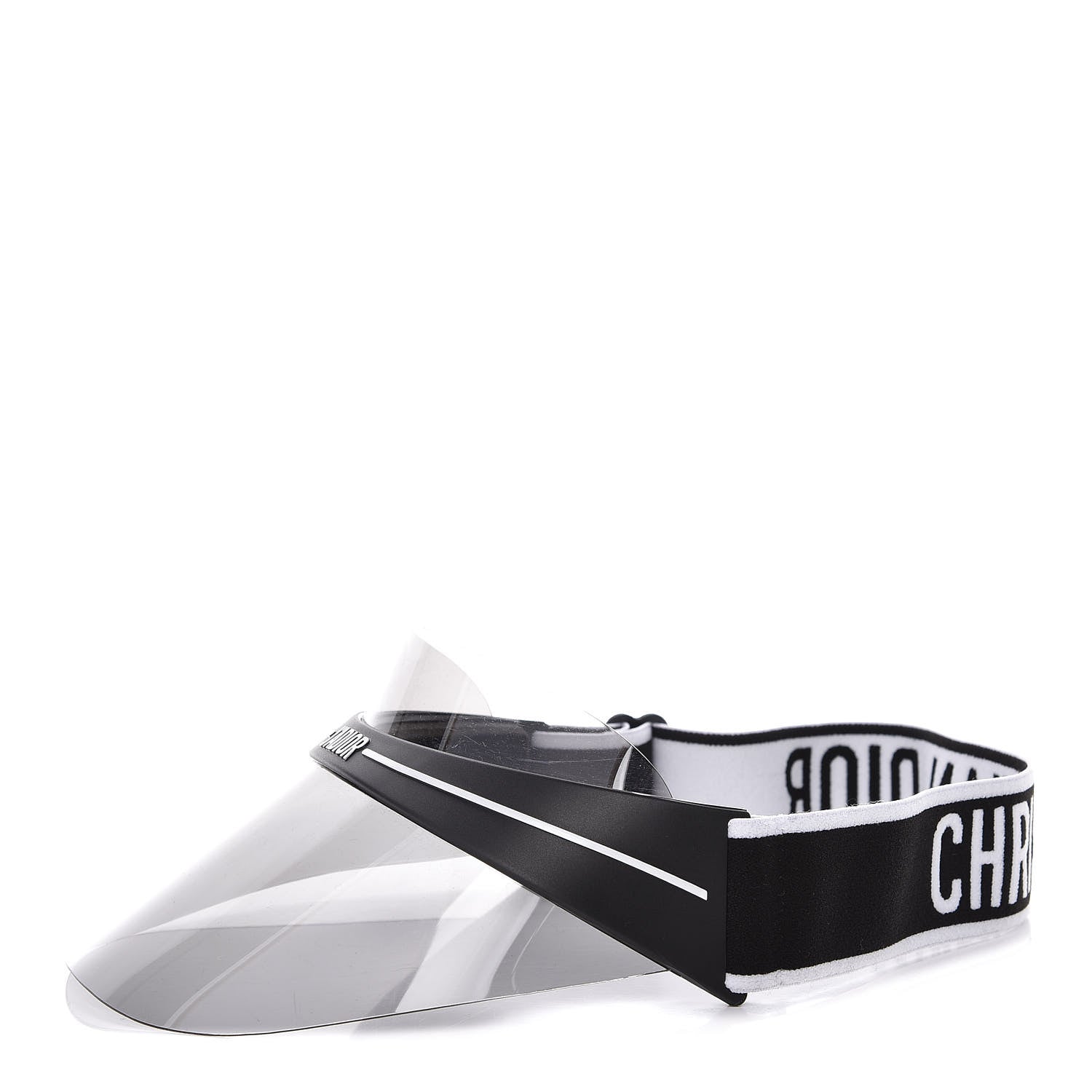 Christian Dior Mirrored DiorClub1 Sun Visor Black 1 of 6